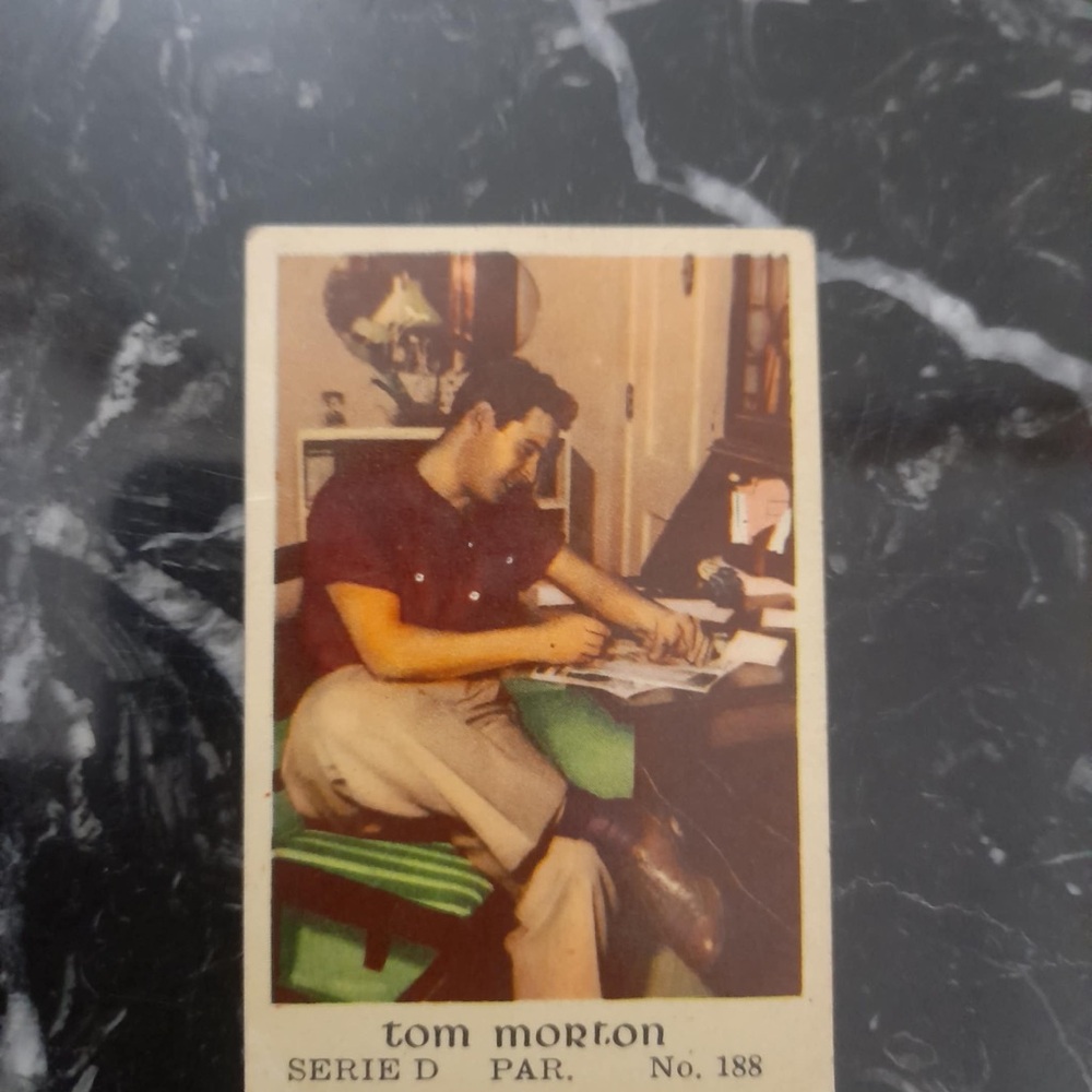 1953 Dutch Gum Serie D Tom Morton No.188